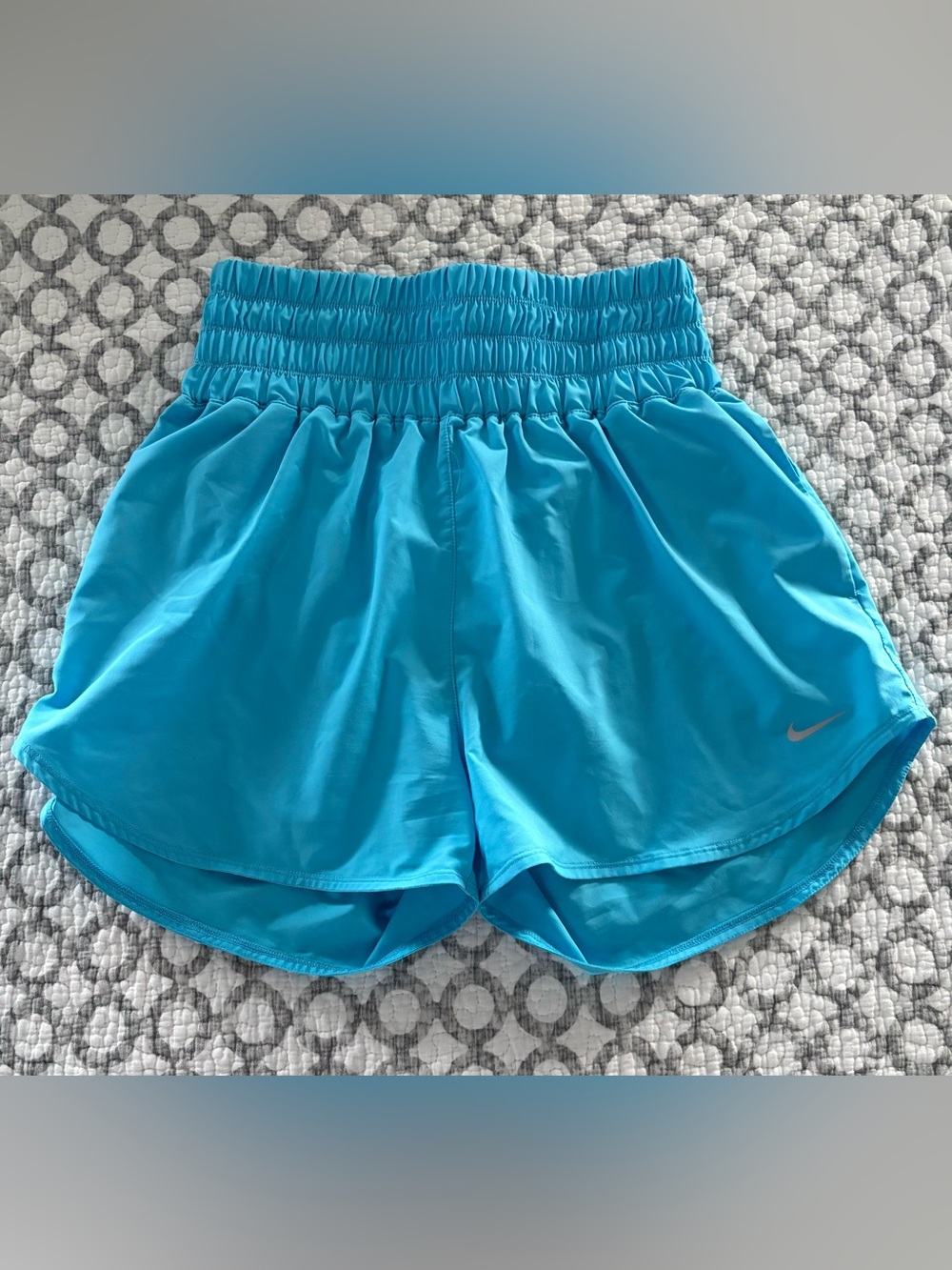 Nike DryFit Women’s High Rose Turquoise Athletic Shorts